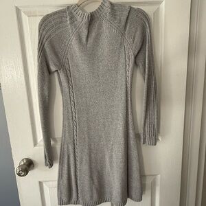 Hollister Light Gray Long Sleeve Dress